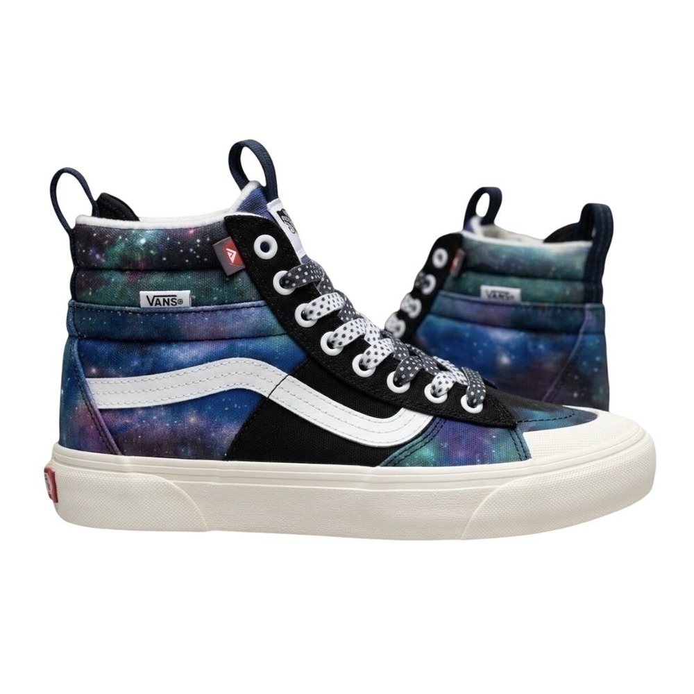 Vans Sk8-Hi MTE-1 Galaxy‎ High Top Sneakers Womens Black Blue Purple Cosmic